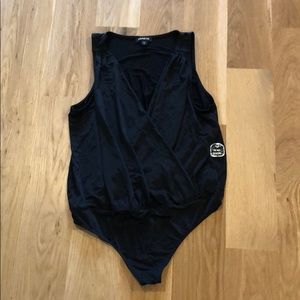 Deep V, Wrap Style Bodysuit